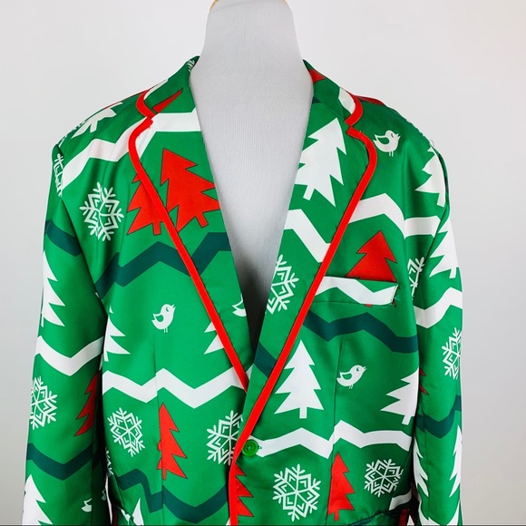 Christmas Tree Ugly Christmas Blazer Sz XL - Picture 2 of 7